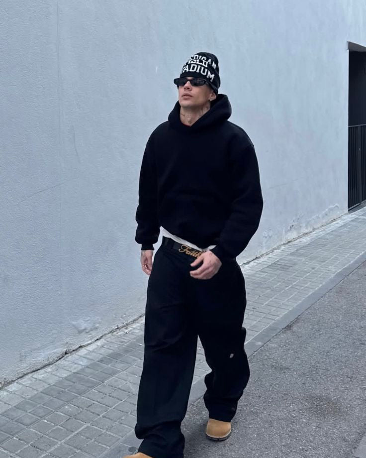 HEAVY CROPPED HOODIE