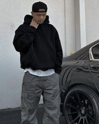 HEAVY CROPPED HOODIE